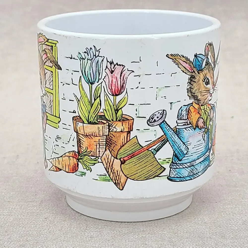 Vintage Oneida Ware Peter Rabbit Children Melmac Plastic Melamine Cup 1970’s